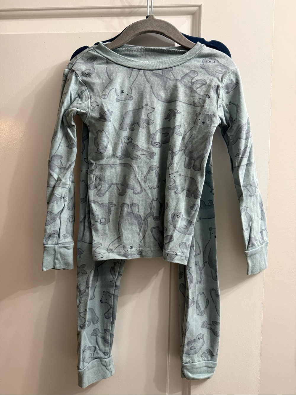 Just One You by Carter’s Long Sleeve Polar Bear Pajama Set - Light Blue